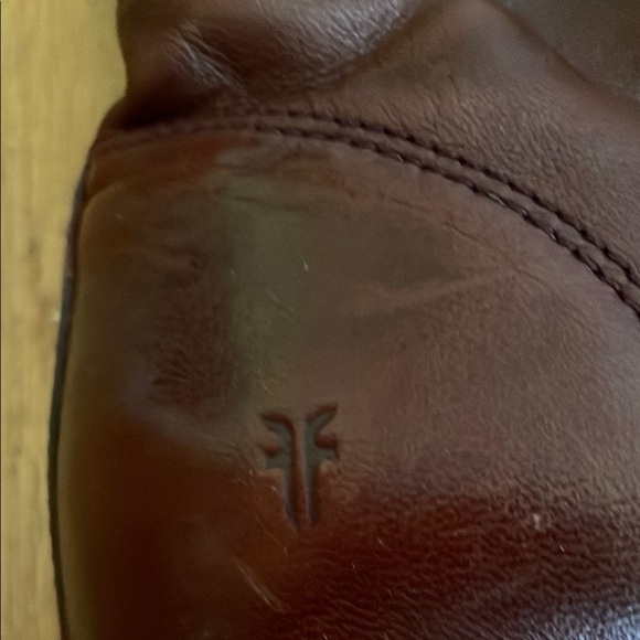Frye Brown Heeled Boots with Lace-Up Design - Picture 4 of 6